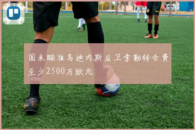 国米瞄准乌迪内斯后卫索勒转会费至少2500万欧元